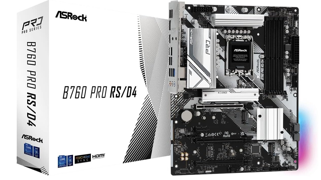 ASRock B760 Pro RSD4 LGA1700 ATX Motherboard