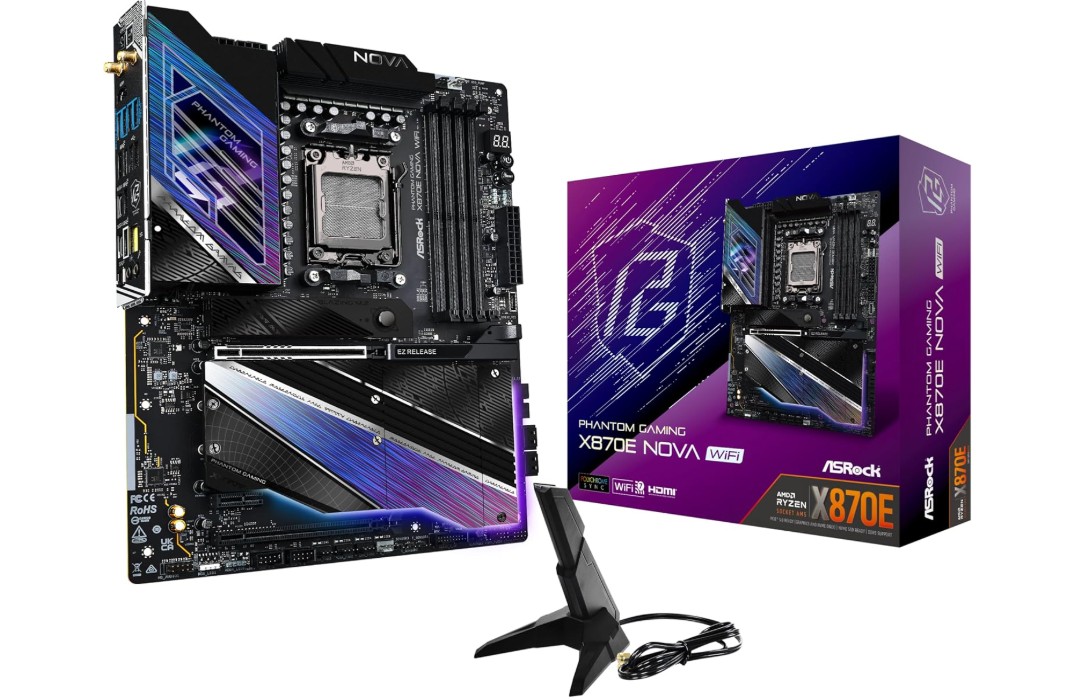 asrock phantom gaming x870e nova motherboard