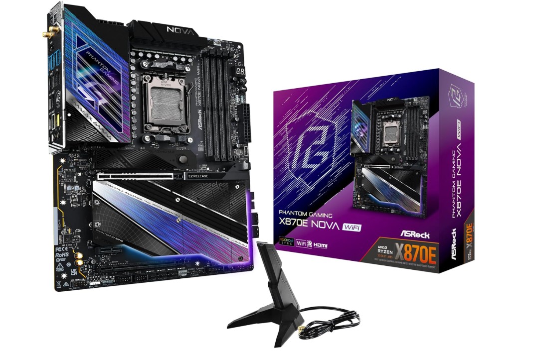 asrock phantom gaming x870e nova motherboard