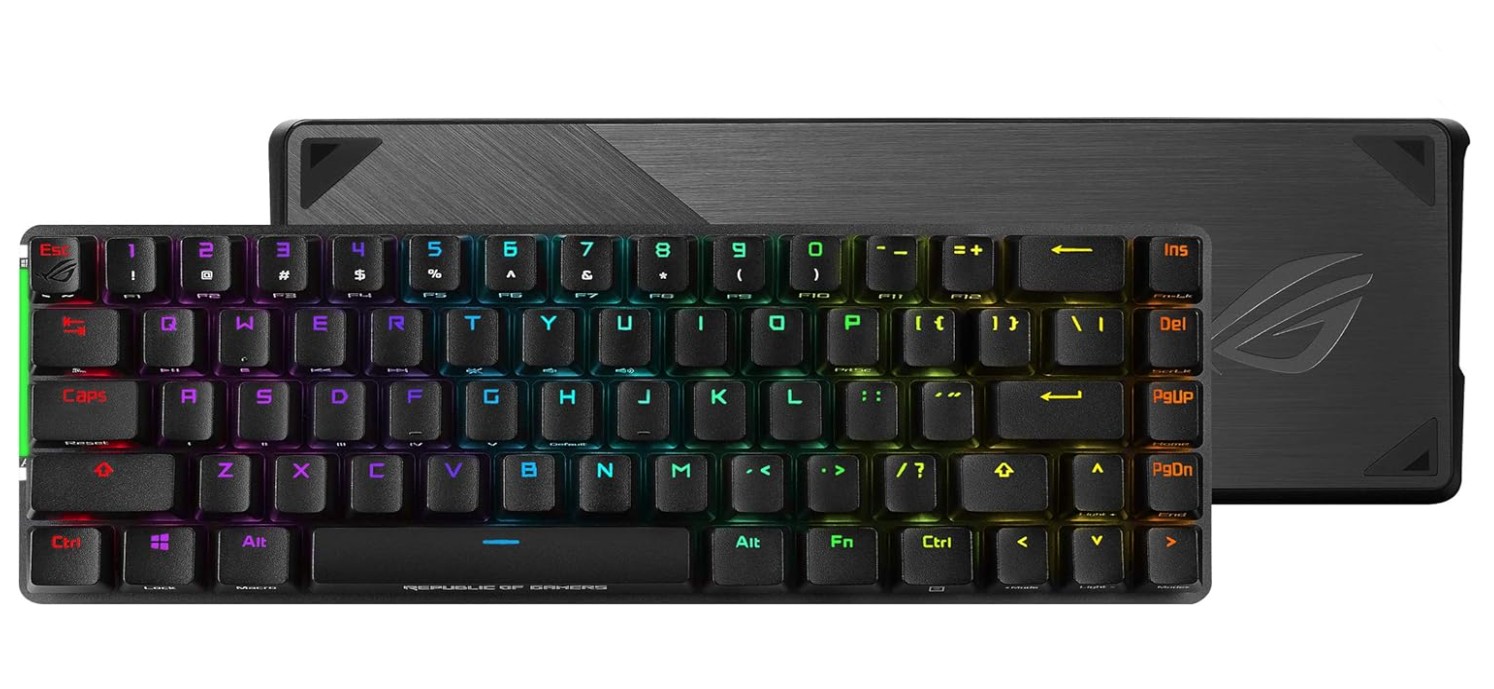 asus rog falchion nx 65% wireless rgb gaming mechanical keyboard