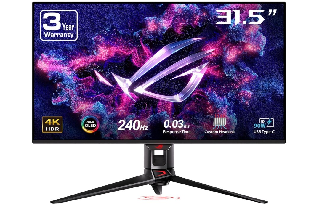 asus rog swift 32” 4k oled gaming monitor