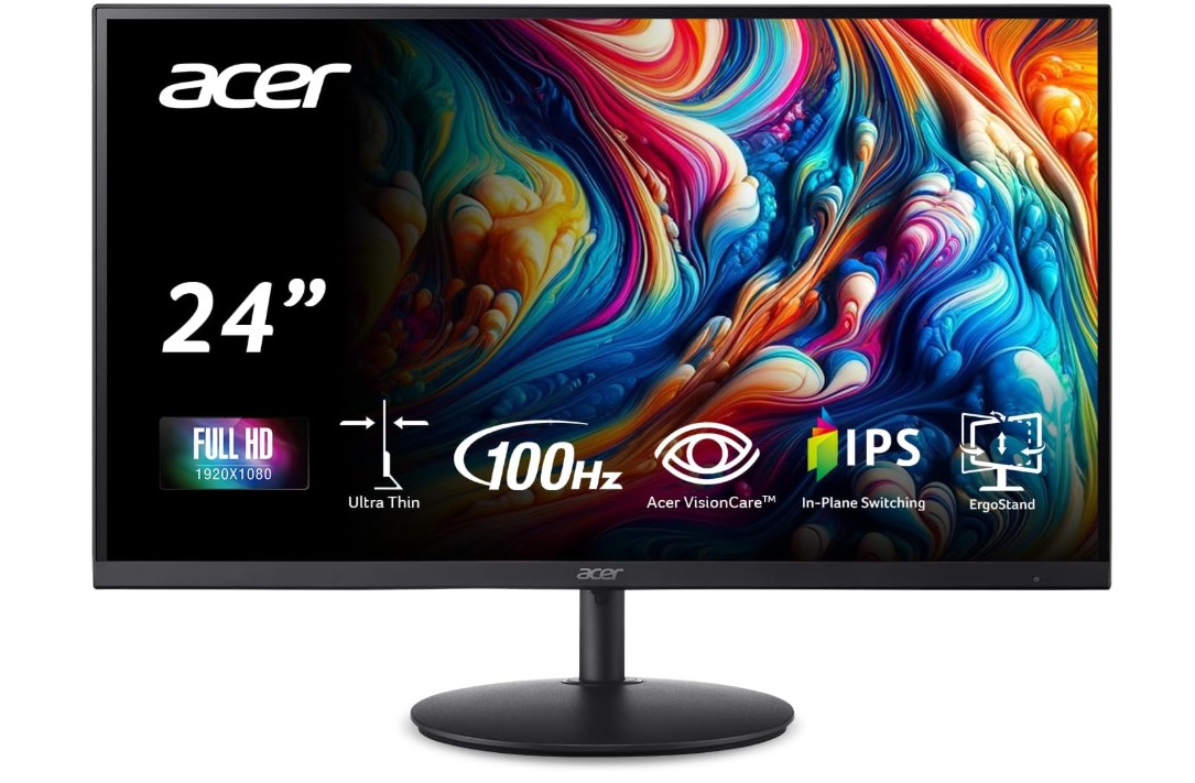 acer sh242y ebmihx 23.8 inch computer monitor
