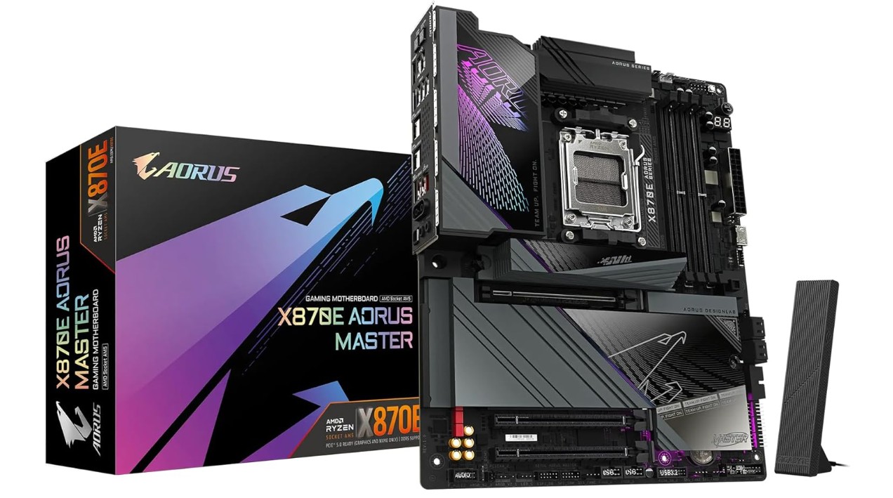 gigabyte x870e aorus master amd am5 lga 1718 motherboard