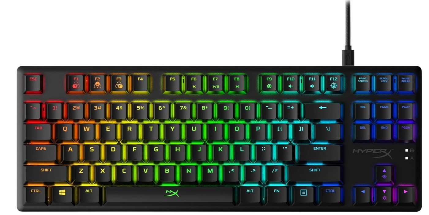 hyperx alloy origins core tenkeyless mechanical gaming keyboard
