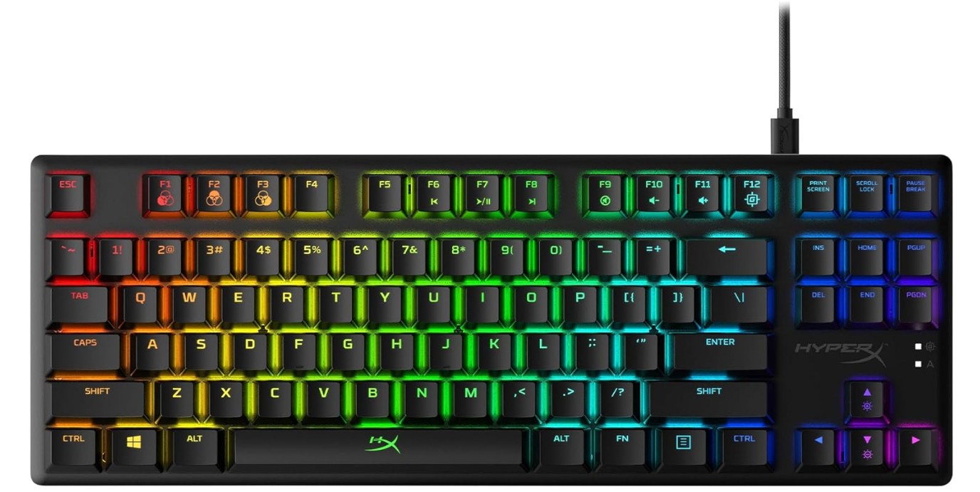hyperx alloy origins core tenkeyless mechanical gaming keyboard