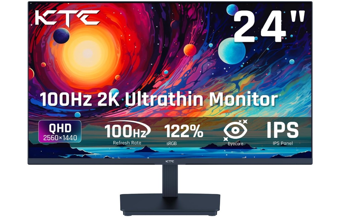 ktc 24 inch qhd 100hz computer monitor