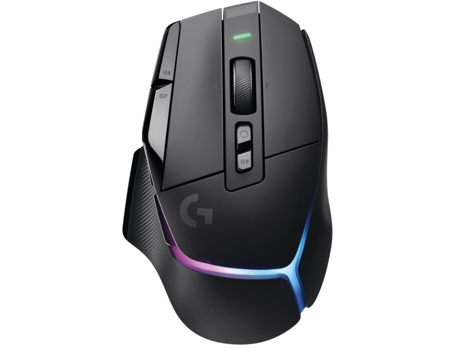 logitech g502 x plus wireless gaming mouse