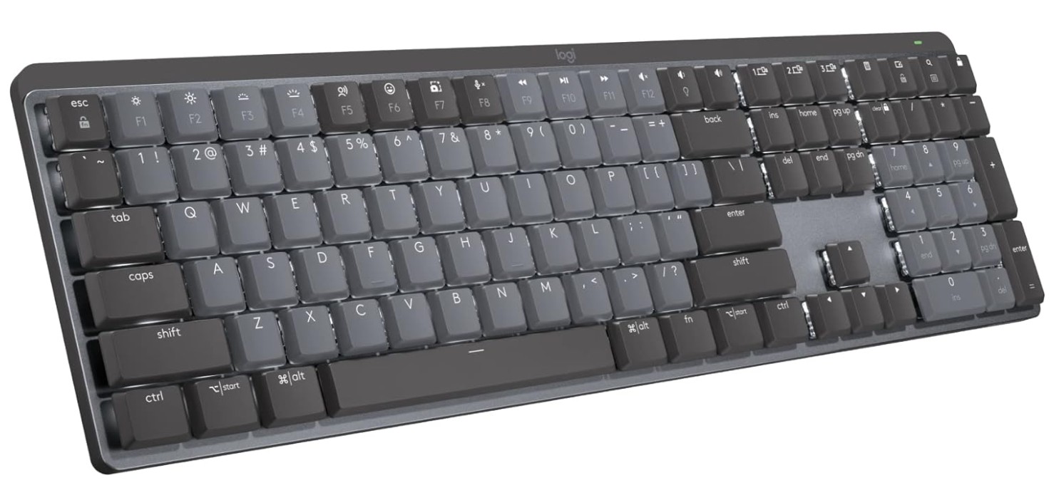 logitech mx mechanical wireless illuminated performance keyboard