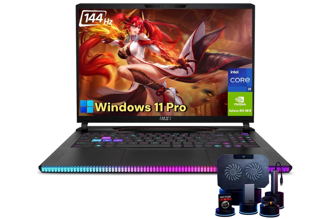 msi raider ge68hx 16 gaming laptop
