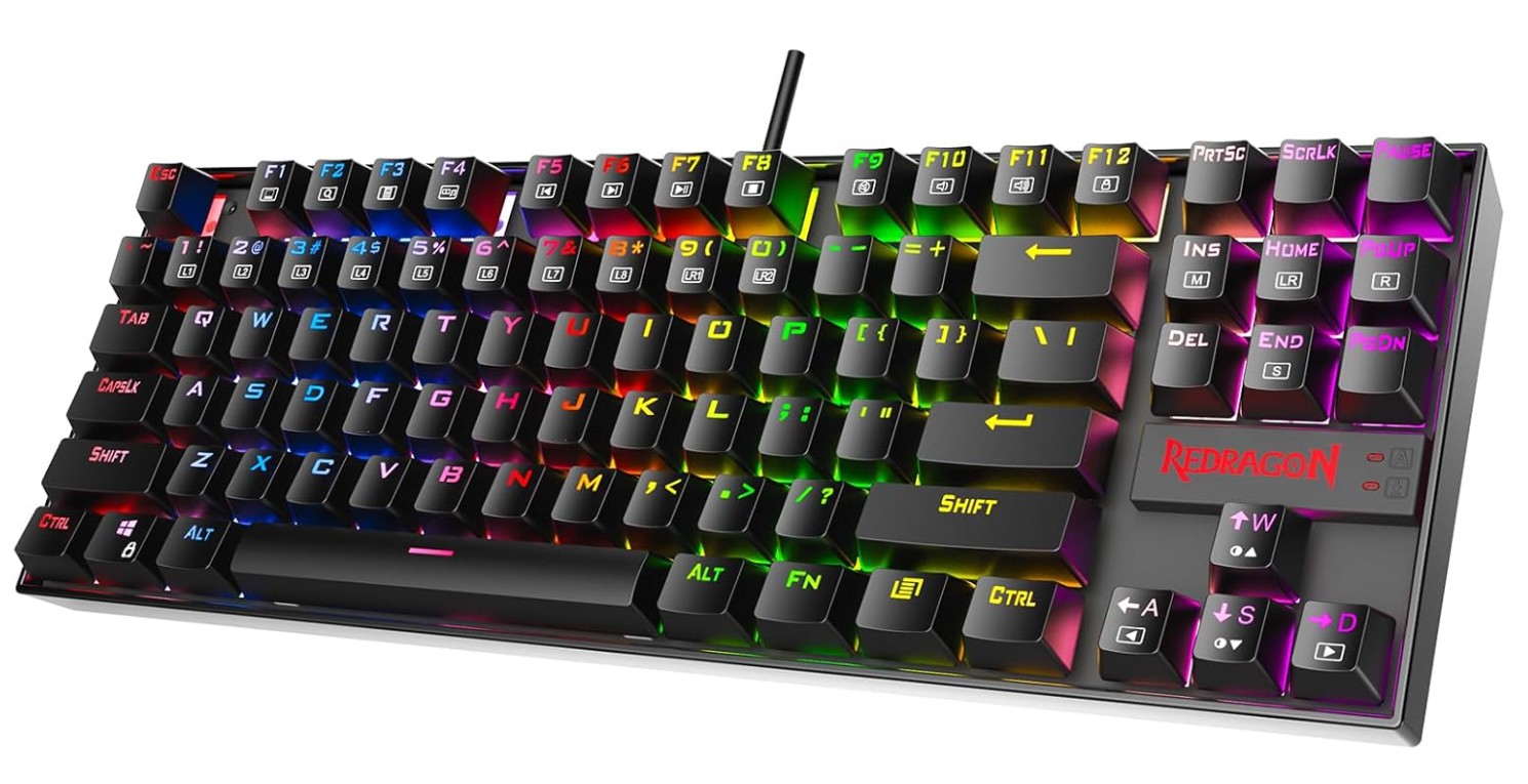 redragon k552p mechanical gaming keyboard tkl