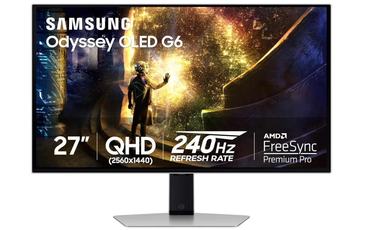 samsung 27” odyssey oled g6 (g60sd) series gaming monitor