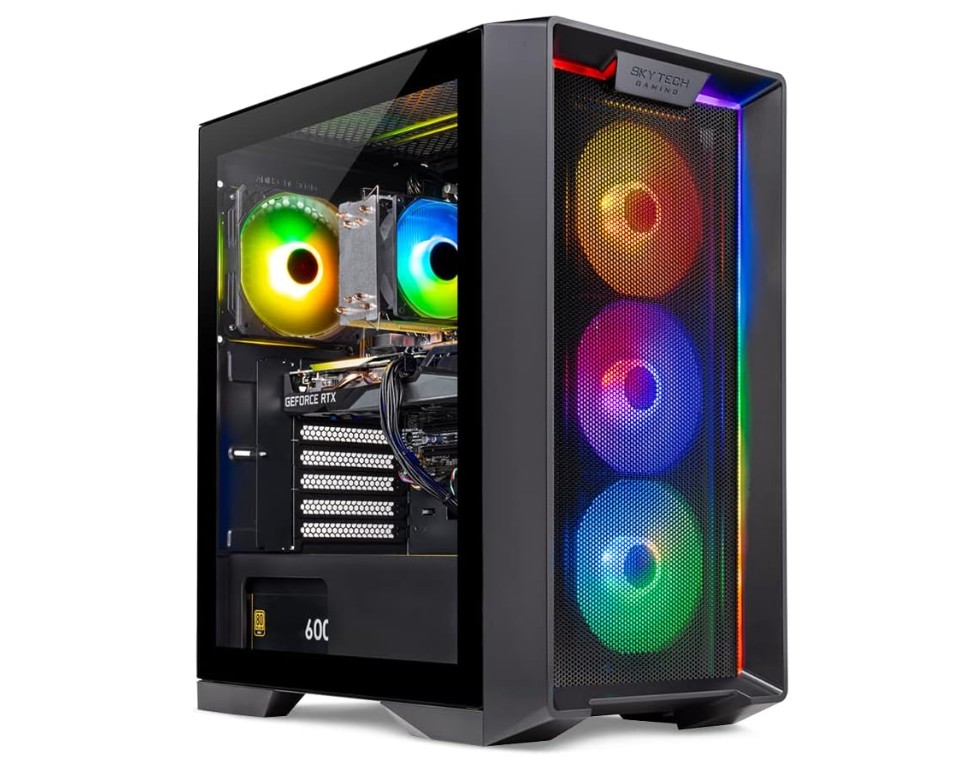skytech gaming nebula gaming pc desktop