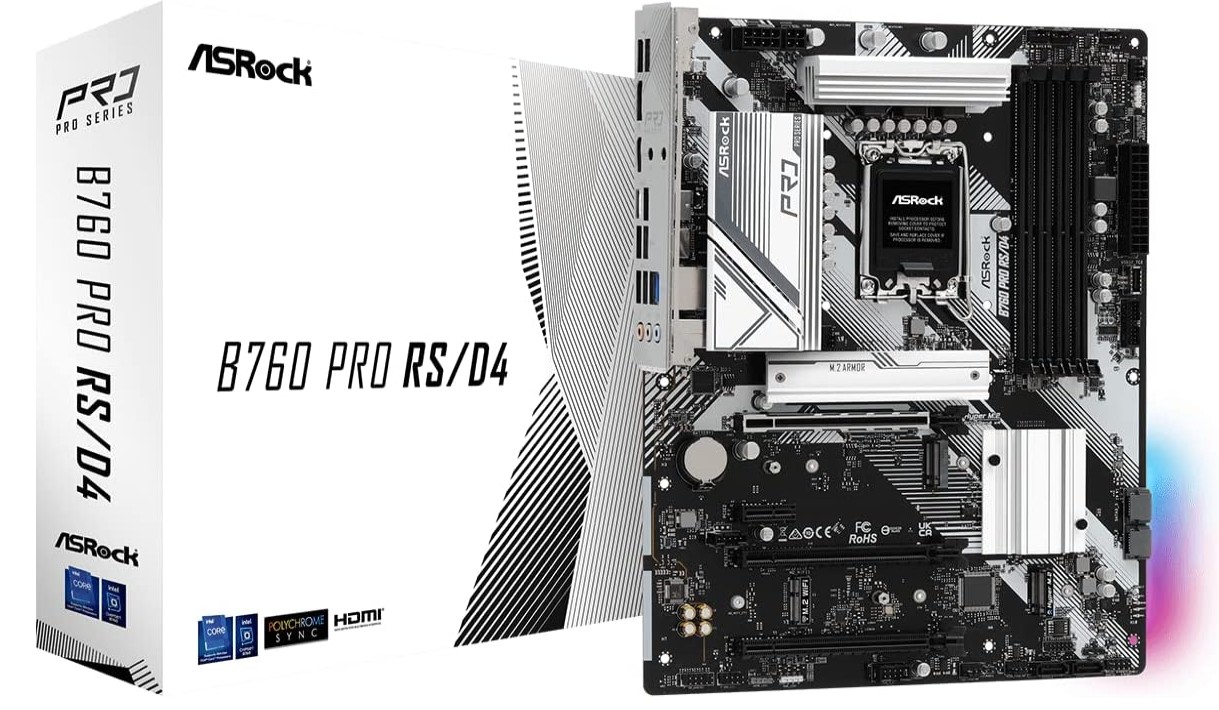 ASRock B760 Pro RSD4 LGA1700 ATX Motherboard